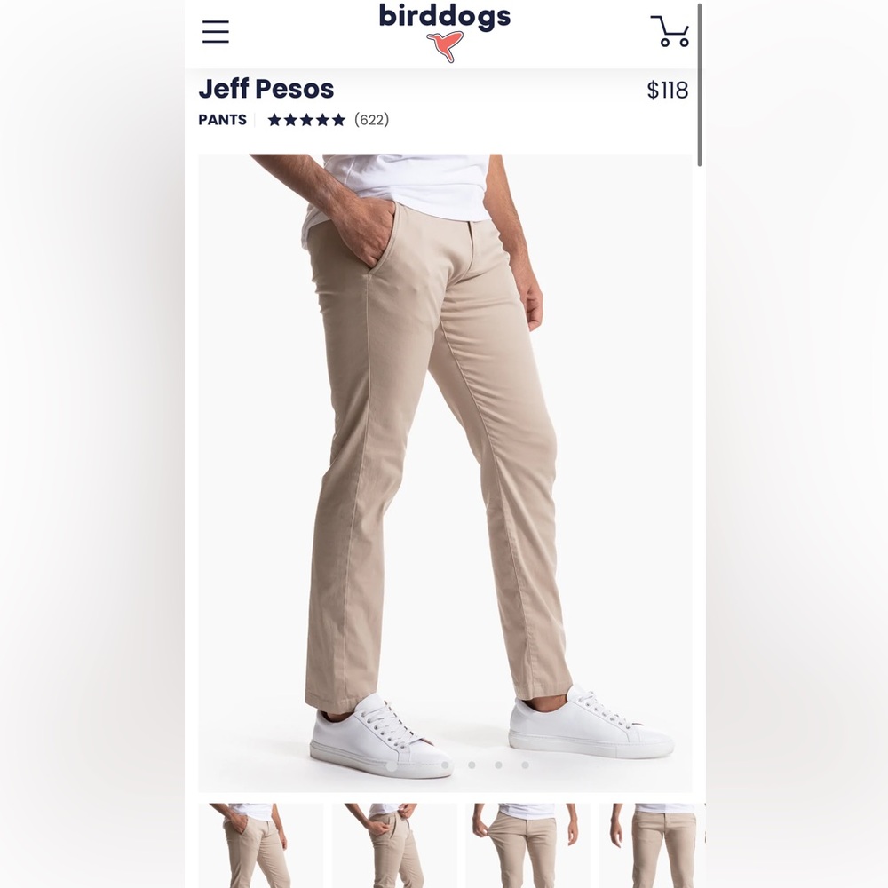 Jeff Pesos Birddog Khaki Pants